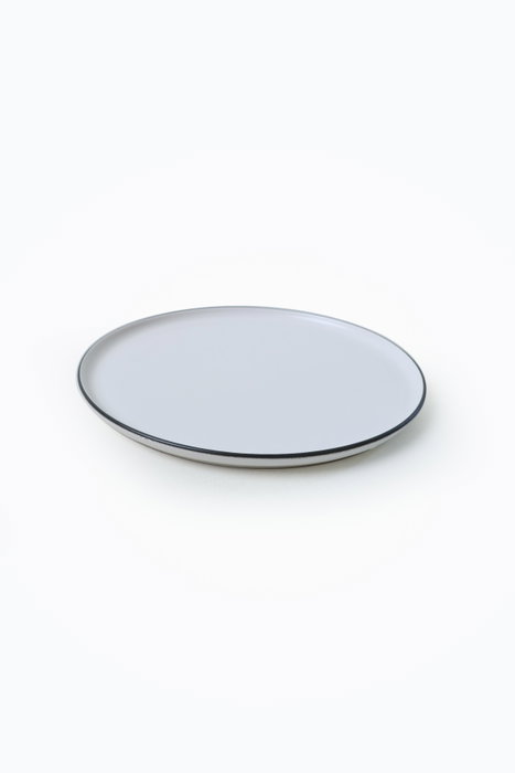Hermia X00019019 Juego de Platos de Servicio de Gres Blanco Mate (6 Piezas)